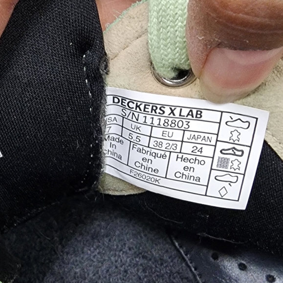 DECKER X LAB Chukka wedge sneakers  size 7 - Picture 8 of 15